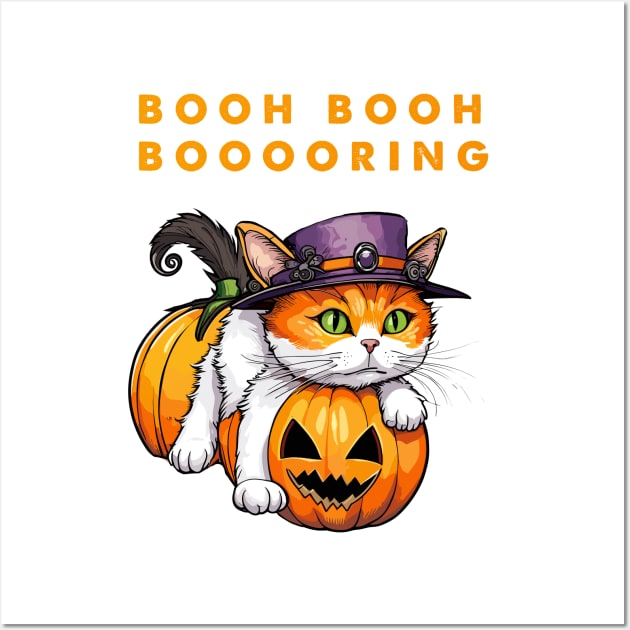 booh booh boring. halloween again. Wall Art by Kingrocker Clothing